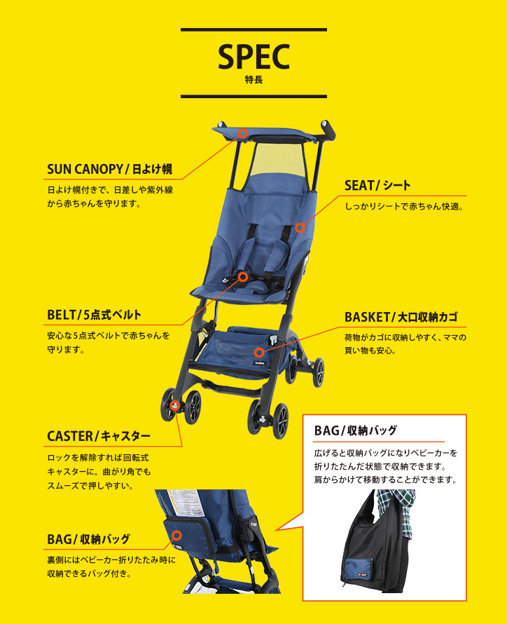 stroller for cabin luggage